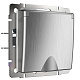 Розетка з/к с крышкой и шторками Werkel WL09-SKGSC-01-IP44 серебро рифленый W1171209 купить Werkel