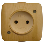 купить ALSU розетка ОУ 1-местная ольха EL-BI ALSU EL-BI накладные
