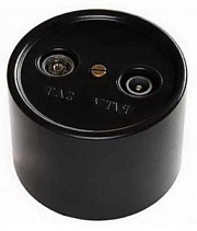 купить Розетка TV/FM Бирони B1-305-23 черный пластик БИРОНИ пластик