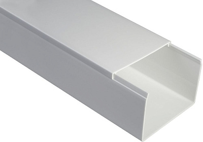 Кабель-канал 80*60 белый 2м купить Кабель несущие системы