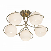 купить Люстра ламповая CITILUX CL155153 Лайма Бронза Старая E27 100W *5 Ламповые люстры