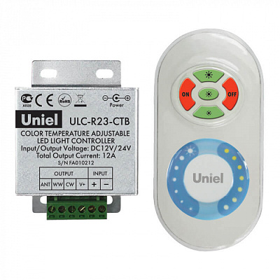 Контроллер Uniel ULC-R23-CTB Mix 12 - 24В 144Вт White купить Управление светом (быт)