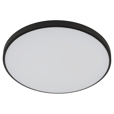 Накладной светильник Relight ЛУНА 45Вт 4000К 3600Лм D370*55 черный R0302-0447 купить Накладные (Бублики)