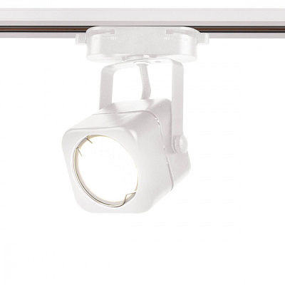 Трековый светильник Ambrella GL5107 WH под лампу GU10 на шинопровод Белый  купить Трековые светильники