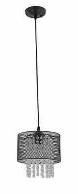 Подвесной светильник LINVEL LV 9297/1 ТОНО Черный хром E27 40W  купить Подвесные светильники