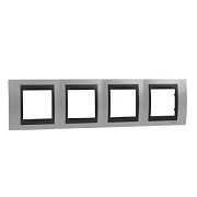 купить Рамка 4 поста Unica Top Нордик Графит MGU66.008.292 Unica Top Рамки металл