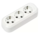 Колодка SmartBuy SBE-16-3-00-Z 3гн з/к белая 16A купить Вилки, Колодки