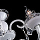 Люстра стеклянная Citilux Марена CL352130 Белый Хром купить Ламповые люстры
