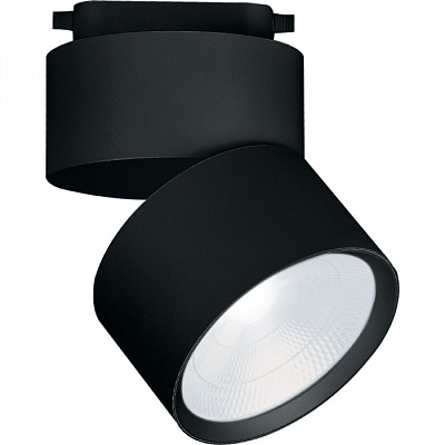 Трековый светильник Feron AL107 32476 светодиодный 15W 1350Lm 4000K 90градусов черный купить Трековые светильники