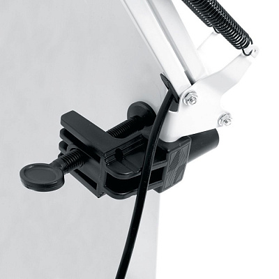 Лампа настольная Feron DE1430 белый на стубцине E27 60W купить Настольные