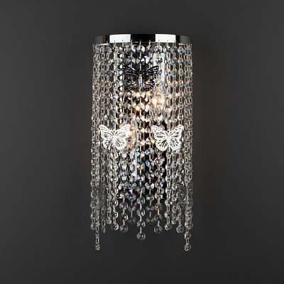 Бра EUROSVET 10015/2 хром Е14 60W *2 купить Бра