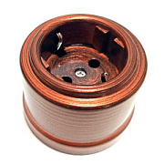 купить Розетка з/к Бирони B1-101-16 медный век пластик БИРОНИ пластик