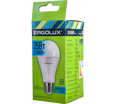 Лампа Ergolux LED-A70-35W-E27-4K купить Светодиодные