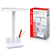 купить Лампа настольная светодиодная UltraFlash UF-814 C01 Белый 9W 450Lm 3000-6500K аккумулятор Светодиодные