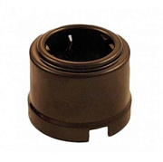 купить Розетка з/к керамика коричневый Бирони В1-101-02 БИРОНИ накладные