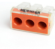 купить Клемма монтажная Stekker LD773-173 3х(2.5-6мм², только медь) Комплектующие