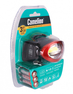  Фонарь налобный LED 5382 Camelion купить Фонари