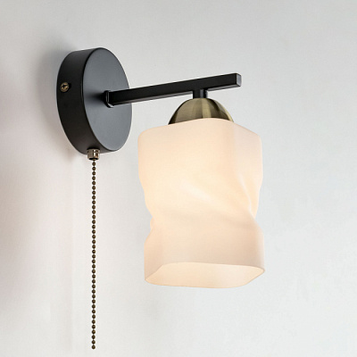 Бра CITILUX CL129415 Джемером черный Е27 75W с выключателем купить Бра