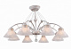 Люстра ламповая LINVEL LV 9250/8 Селенга Белый Золото E27 60W *8 купить Ламповые люстры