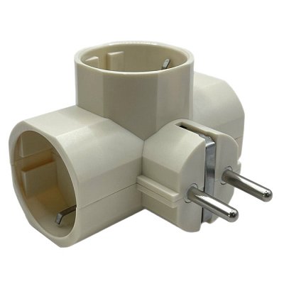 Разветвитель OMNYX 3 розетки з/к 16А бежевый MN0702-0001 купить Разветвители, Переходники