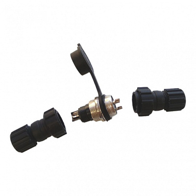 Разъём IP66 вилка+розетка GX16 M16 3P авиационный купить Комплектующие