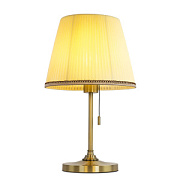 купить Настольная лампа Citilux Линц CL402733 бронза с кремовым абажуром Е27 Настольные