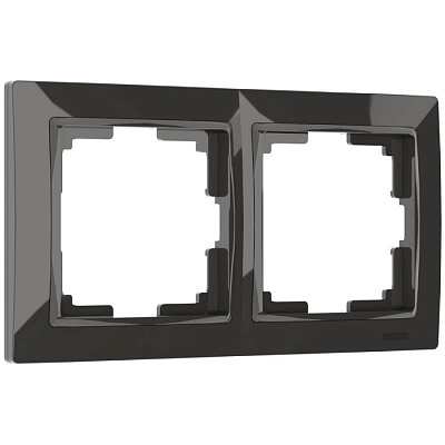 Рамка 2 поста Werkel WL03-Frame-02 серо коричневый basic W0022007 купить Werkel  Рамки