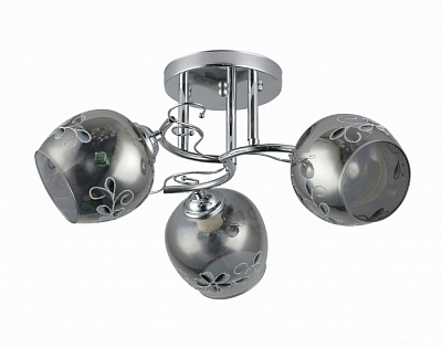 Люстра ламповая LINVEL LV 9307/3 Рут Хром E27 40W *3 купить Ламповые люстры