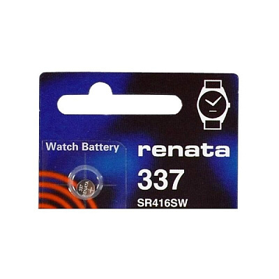 Батарейка Renata R337 (SR416SW) BL1 купить Батарейки, Аккумуляторы, з/у
