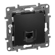купить Розетка компьютерная RJ45 5 категория Legrand Etika 672641 Антрацит Legrand Etika