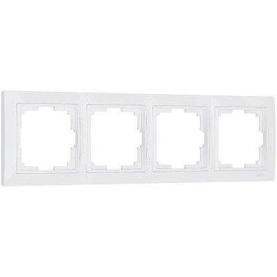Рамка 4 поста Werkel WL03-Frame-04 белый basic W0042001 купить Werkel  Рамки