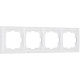 Рамка 4 поста Werkel WL03-Frame-04 белый basic W0042001 купить Werkel  Рамки