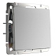 Выключатель 1 клавишный Werkel WL06-SW-1G серебро W1110006  купить Werkel