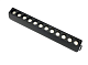 Светильник с линзой для ультратонких шин Redigle RG-MCGS1218 3C 12W DIM 3000-6500K черный купить Ультратонкая трековая система