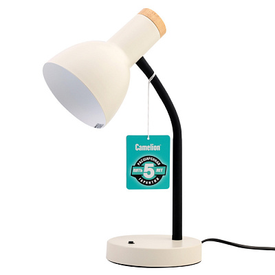 Лампа настольная CAMELION KD-435 C01 молочный Е27 40W купить Настольные